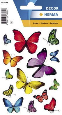 HERMA 3084 Sticker DECOR "Schmetterlingsvielfalt"(S)