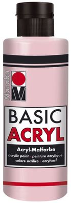 Marabu 1200 04 231 Basic Acryl, Wildrose 231, 80 ml
