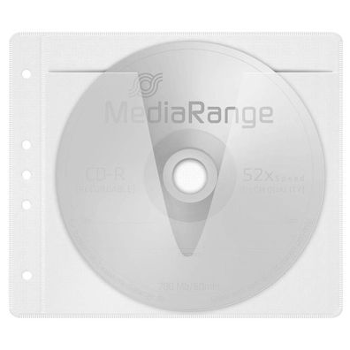MediaRange BOX60 50x 2er CD-/ DVD-Hüllen abheftbar weiß