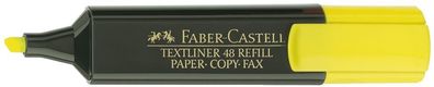 Faber-Castell 154807 Textmarker 48 REFILL nachfüllbar, gelb, Einzelstift