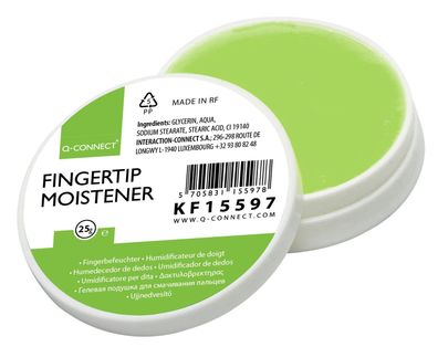 Q-Connect® KF15597 Fingeranfeuchter Fingertip - 20 ml, weiß