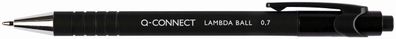 Q-Connect® KF00672 Kugelschreiber Lamda, 0,7 mm, schwarz