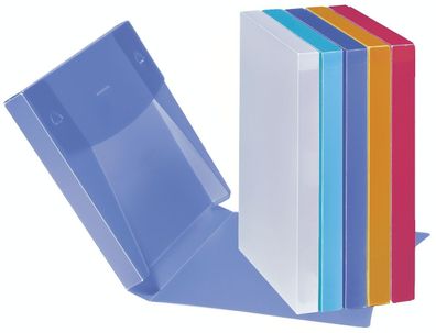 Pagna® 21001-00 Heftbox Basic Colours - A4, 30 mm, PP, sortiert