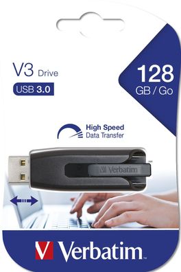 Verbatim 49189 Store n Go V3 128GB USB 3.0 grey