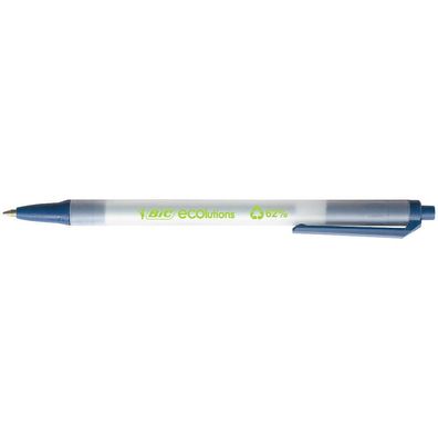 BIC 8806891 Kugelschreiber ECOlutions® Clic Stic™ transparent Schreibfarbe blau