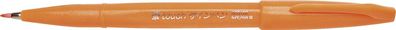 Pentel® SES15C-F Faserschreiber Sign Pen Brush - Pinselspitze, orange