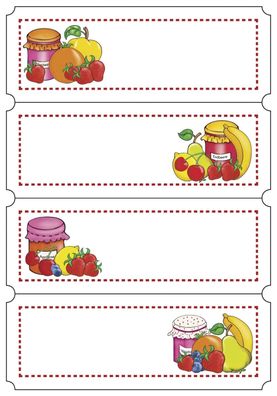 Herma 3644 Küchenetiketten Fruchtauswahl