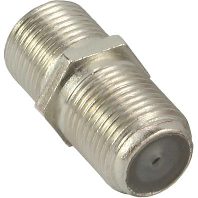 InLine® 69913B SAT F-Verbinder (Doppelbuchse, F-Kupplung), 100er Pack, bulk