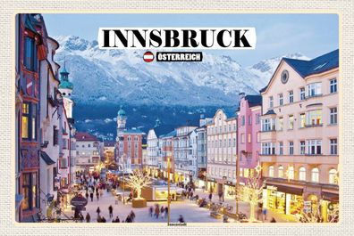 Top-Schild mit Kordel, versch. Größen, Innsbruck, Österreich, Innenstadt, neu & ovp