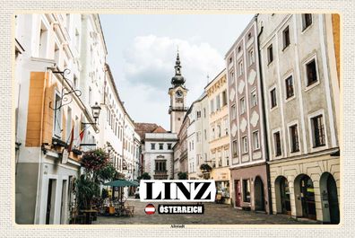 Top-Schild mit Kordel, versch. Größen, LINZ, Österreich, Altstadt, neu & ovp