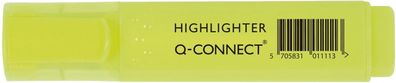 Q-Connect® KF01111 Textmarker, ca. 2 - 5 mm, gelb