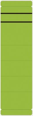 5861 Ordner Rückenschilder - breit/ lang, 10 Stück, grün