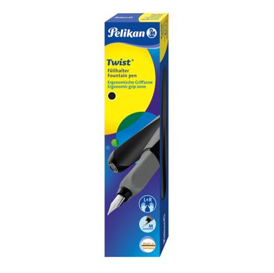 Pelikan® 946806 Schulfüller Twist® Feder-M Black