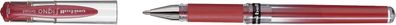 Faber-Castell 146822 Gelroller uni-ball® SIGNO UM 153, Schreibfarbe: metallic-rot(T)