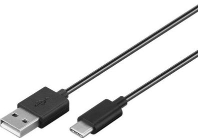 Goobay 45735 USB-C™ Lade- und Synchronisationskabel, 1 m, Schwarz - verbindet ...