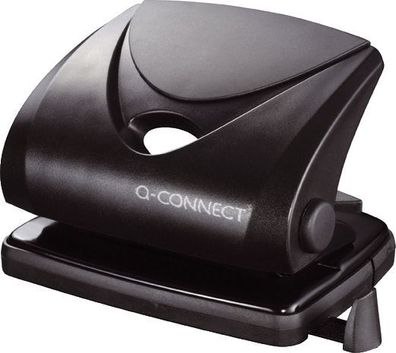 Q-Connect® KF01234 Mittlerer Locher - 20 Blatt, schwarz