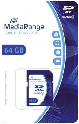 MediaRange MR965 SD Card 64GB MediaRange SDXC CL.10