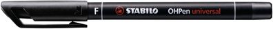 Stabilo® 842/46 Folienschreiber OHPen universal Fein, permanent, schwarz