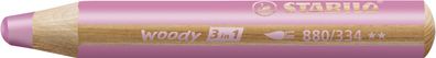 Stabilo® 880/334 Multitalent-Stift woody 3 in 1, pink/ purpurrosa