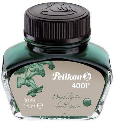 Pelikan® 300056 Tinte 4001® - 30 ml Glasflacon, dunkelgrün