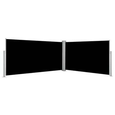 Seitenmarkise Ausziehbar Schwarz 160ß600 cm