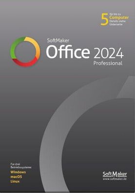 Softmaker Office 2024 - Professional - MAC, Linux, Windows - PC Download Version