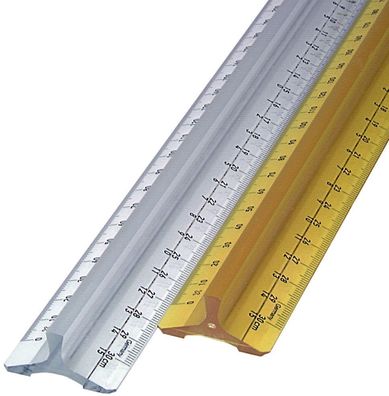 KUM® 202.01.09 Lineal Plastik mit Griff 30 cm