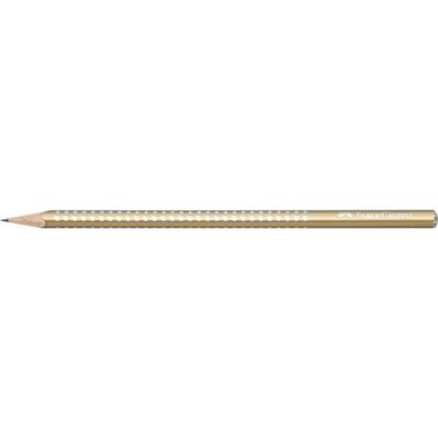FABER-CASTELL 118214 Sparkle PEARL Bleistift B gold