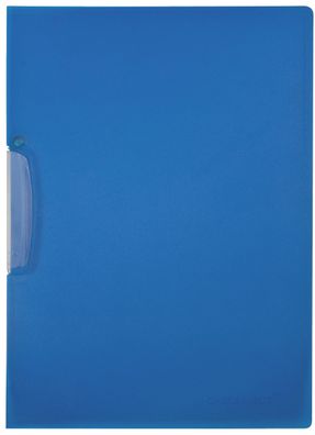 Q-Connect® KF02134 Klemm-Mappe - blau, Fassungsvermögen bis 25 Blatt