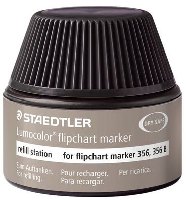 Staedtler® 488 56-9 Tinte für Marker Lumocolor® refill station - 30 ml, schwarz