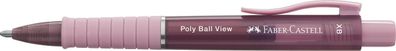 FABER-CASTELL 145753 FABER-CASTELL Kugelschreiber Poly Ball View rose Schreibfarbe...