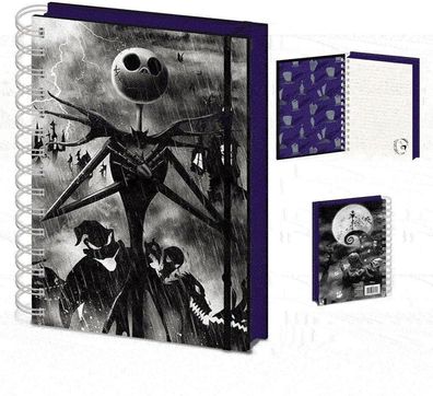 Nightmare before Christmas Notizbuch A5 Seriously Spooky