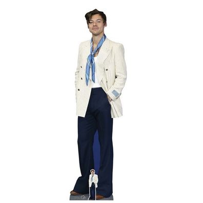 Celebrity Pappaufsteller (Stand Up) - Harry Styles White Jacket (186 cm)