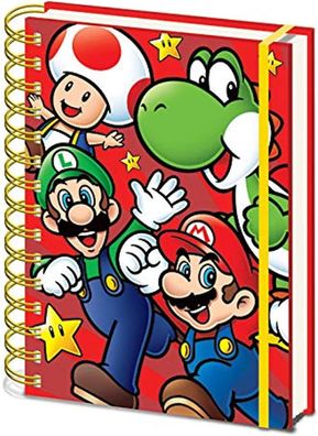 Super Mario Notizbuch A5 Core Run