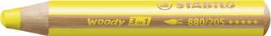 Stabilo® 880/205 Multitalent-Stift woody 3 in 1, gelb