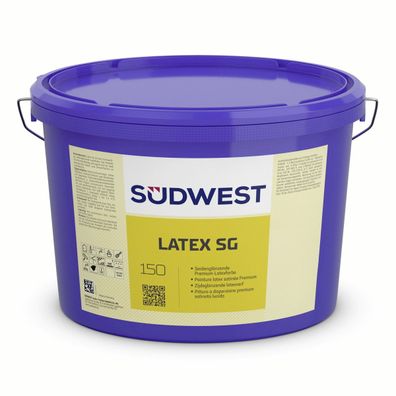 Südwest Latex SG 12,5 Liter 9110 Weiß