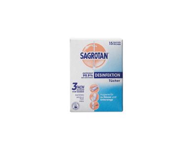 Sagrotan 10001244 Desinfektionstücher 15ST