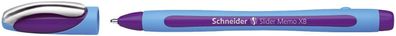 Schneider 150208 Kugelschreiber Slider Memo XB - 0,7 mm, violett