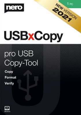 Nero USBxCopy 2024 - Profi USB Kopiertool - Lizenz für 1 PC - Download Version