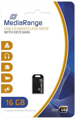 MediaRange MR921 Mini USB-Speicherstick 16GB