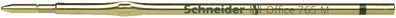 Schneider 176514 10er Kugelschreiberminen Office M grün (dokumentenecht)