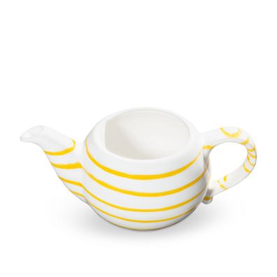Gmundner Keramik Gelbgeflammt, Unterteil Teekanne 0,5 Liter