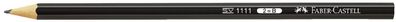 Faber-Castell 111101 Bleistift 1111 - B, schwarz