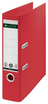 LEITZ 10180025 Recycle Ordner rot Karton 8,0 cm DIN A4