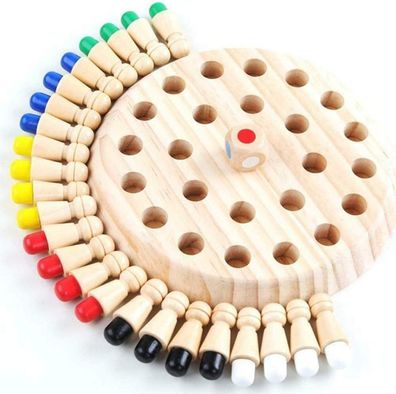 Kinder-Holz-Memory-Stab-Schachspiel, intelligentes Puzzle-Logikspiel und intellektuel