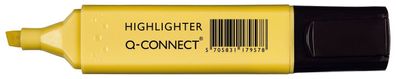 Q-Connect KF17957 Textmarker - ca. 1,5 - 2 mm, pastell gelb