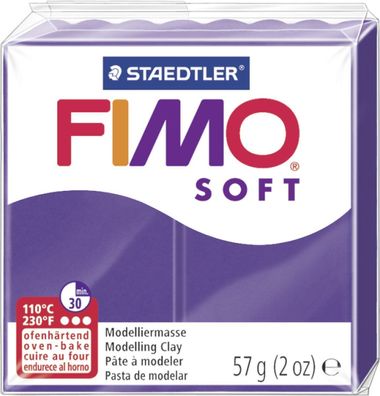 FIMO 8020-63 Modelliermasse FIMO soft pflaume