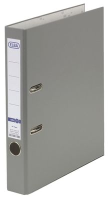 Elba 100023256 Ordner smart Pro (PP/ Papier) - A4, 50 mm, grau