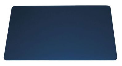 Durable 7103 07 Schreibunterlage mit Dekorrille - PVC, 650 x 520 mm, 2 mm, dunkelblau