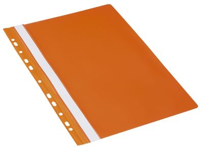 DONAU 1704001-12 Schnellhefter - A4, Multilochung, PVC, orange